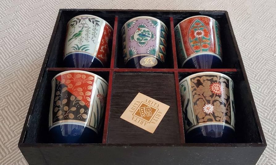 有田焼　未使用　骨董品　6セット 有田焼 ミニボウルカップ 6cm/60ml 金善窯の通販｜Studio1156